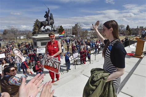 Montana House cancels session after rally for trans lawmaker